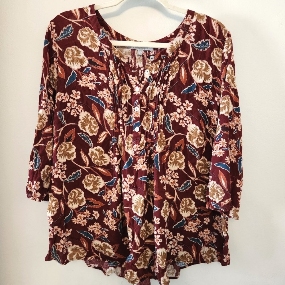 Daniel Rainn 3X 3/4 sleeve top